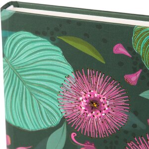 Goldbuch Carnet Feuilles Tropicales vert 15x22 cm