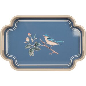 Clayre & Eef 6H2459 Set de 2 Plateaux Décoratifs 46x30/35x24 cm