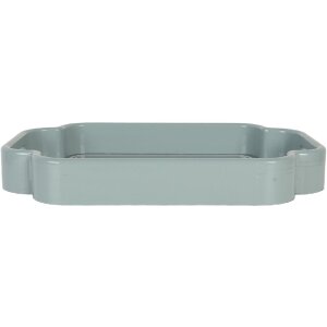 Clayre & Eef 6H2459 Set de 2 Plateaux Décoratifs 46x30/35x24 cm