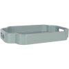 Clayre & Eef 6H2459 Set de 2 Plateaux Décoratifs 46x30/35x24 cm