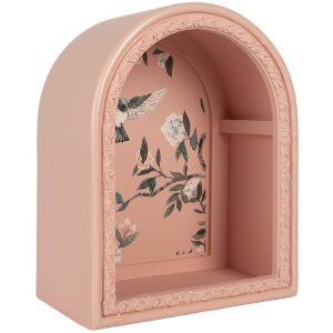 Clayre & Eef 6H2460 Set de 2 Étagères Murales Bleu Rose 30x16x40/24x14x30 cm