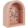 Clayre & Eef 6H2460 Set de 2 Étagères Murales Bleu Rose 30x16x40/24x14x30 cm