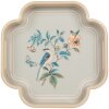 Clayre & Eef Set de 2 Plateaux Décoratifs Beige Rose 30x30/24x24 cm
