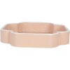 Clayre & Eef Set de 2 Plateaux Décoratifs Beige Rose 30x30/24x24 cm