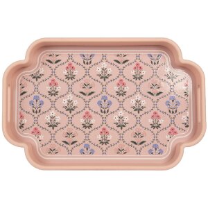 Clayre & Eef Set de 2 Plateaux Décoratifs Rose...