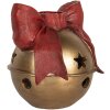Clayre & Eef 6PR5767 Bougeoir Décoratif Doré et Rouge