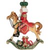 Clayre & Eef 6PR5768 Décoration Casse-Noisette à Cheval Bascule 24x8x31 cm