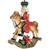 Clayre & Eef 6PR5768 Décoration Casse-Noisette à Cheval Bascule 24x8x31 cm