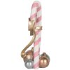 Clayre & Eef Décoration Bâton de Sucre Rose Gold 19x14x30 cm