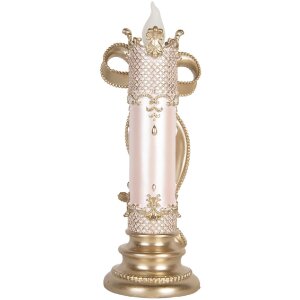 Clayre & Eef 6PR5777 Bougeoir LED Décoratif 13x12x34 cm