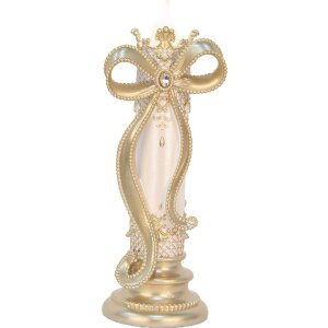 Clayre & Eef 6PR5777 Bougeoir LED Décoratif 13x12x34 cm