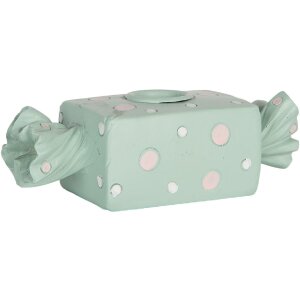 Clayre & Eef 6PR5778BL Support Bougie 14x6x4 cm Bleu...