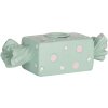 Clayre & Eef 6PR5778BL Support Bougie 14x6x4 cm Bleu & Blanc