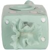 Clayre & Eef 6PR5778BL Support Bougie 14x6x4 cm Bleu & Blanc