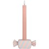 Clayre & Eef Bougeoir Rose-Bleu 14x5x5 cm