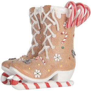 Clayre & Eef 6PR5780 Décoration Patins à glace 19x14x20 cm