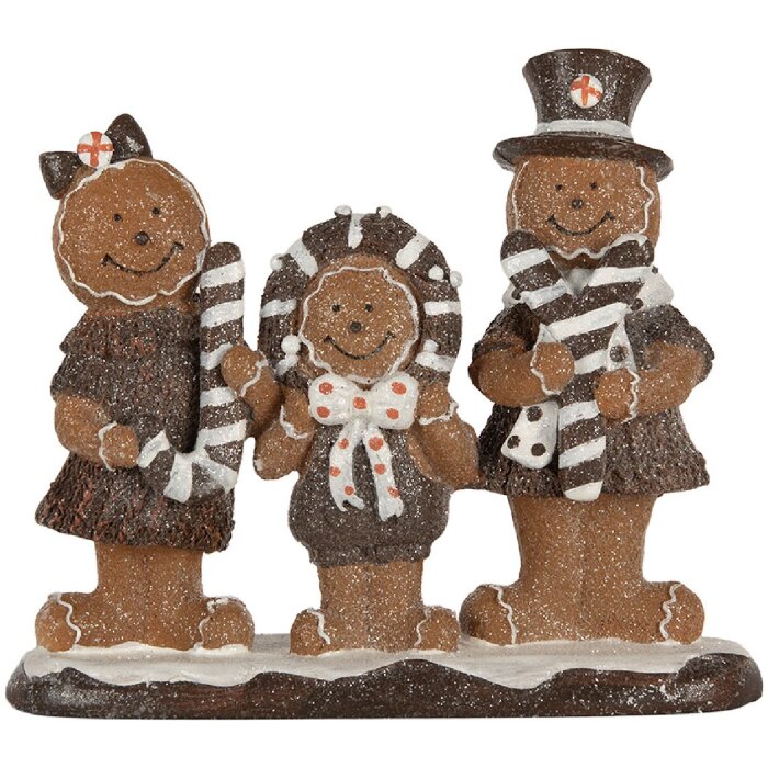 Clayre & Eef Décoration Petit Bonhomme en Pain dÉpices 20x7x17 cm