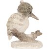 Clayre & Eef Décoration Oiseau 7x6x8 cm