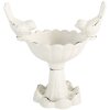 Clayre & Eef 6Y5741 Abreuvoir Oiseaux 14x10x15cm Blanc