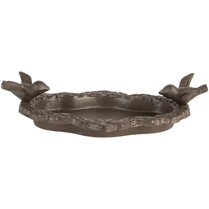 Clayre & Eef 6Y5743 Abreuvoir/Gamelle Oiseaux 24x13x6 cm