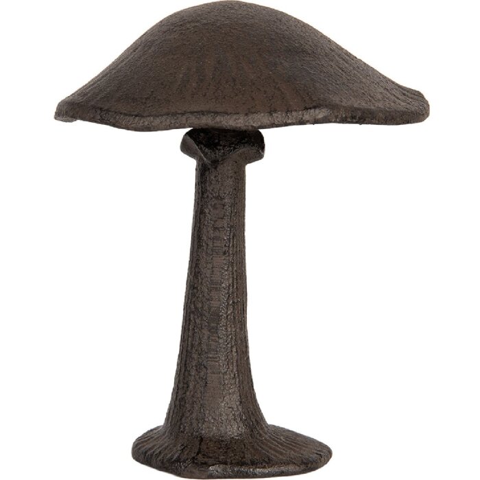 Clayre & Eef 6Y5745 Décoration Champignon Métal Marron 15cm