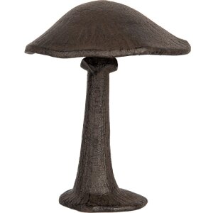 Clayre & Eef 6Y5745 Décoration Champignon Métal Marron 15cm