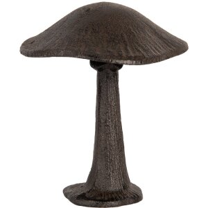 Clayre & Eef 6Y5745 Décoration Champignon Métal Marron 15cm