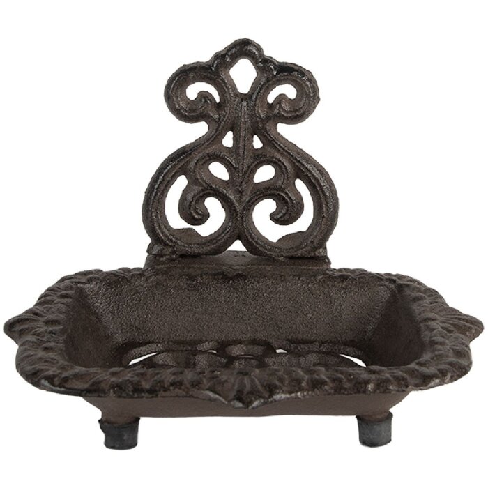 Clayre & Eef 6Y5748 Savonnière 15x11x11 cm Style Campagne Fer
