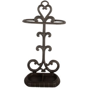 Clayre & Eef 6Y5756 Porte-parapluies 29x15x56 cm Marron