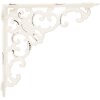 Clayre & Eef 6Y5759 Grille Décorative Blanche 4x21x21 cm