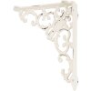 Clayre & Eef 6Y5759 Grille Décorative Blanche 4x21x21 cm