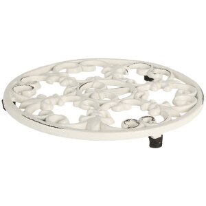 Clayre & Eef 6Y5762 Sous-plat Blanc Ø 18x2 cm