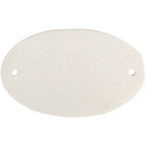 Clayre & Eef Panneau Toilette 10x1x6 cm Blanc