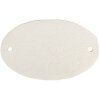 Clayre & Eef Panneau Toilette 10x1x6 cm Blanc