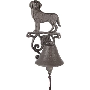 Clayre & Eef 6Y5796 Sonnette Marron Campagnard 14x14x24 cm