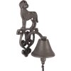 Clayre & Eef 6Y5796 Sonnette Marron Campagnard 14x14x24 cm