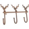 Clayre & Eef 6Y5948 Patère Murale Marron 27x5x15 cm