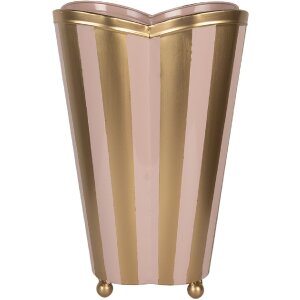 Clayre & Eef 6Y5951 Vase Décoratif Or Rose 22x22x35 cm