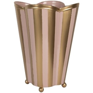Clayre & Eef 6Y5951 Vase Décoratif Or Rose 22x22x35 cm