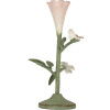 Clayre & Eef 6Y5953 Bougeoir Métal 12x12x26 cm Vert Rose