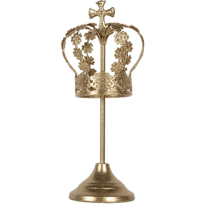 Clayre & Eef 6Y5957 Couronne Décorative Ø 12x30 cm Dorée