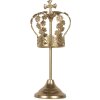 Clayre & Eef 6Y5957 Couronne Décorative Ø 12x30 cm Dorée