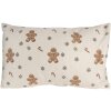 Clayre & Eef CGM36 Housse de Coussin 30x50 cm Beige-Brun