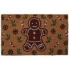 Clayre & Eef CGMMC Paillasson Intérieur 75x45 cm Brun-Vert