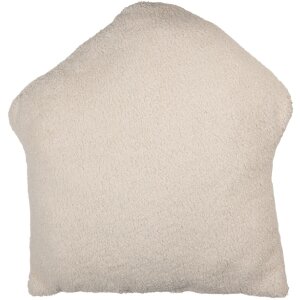 Clayre & Eef Coussin Rempli 45x40x10 cm Blanc-Beige