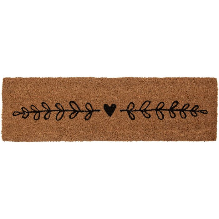 Clayre & Eef MC277 Paillasson Intérieur 75x22x2 cm Marron