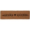 Clayre & Eef MC277 Paillasson Intérieur 75x22x2 cm Marron