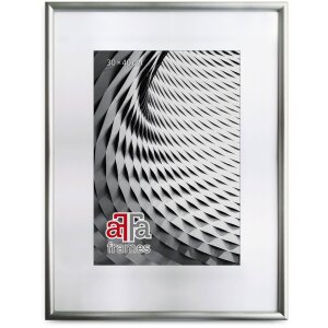 FramesFactory Finger Cadre Photo Acrylique Noir Argent Blanc