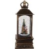 Clayre & Eef Laterne Décorative Sapin de Noël 8x8x20 cm