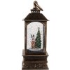 Clayre & Eef Laterne Décorative Sapin de Noël 8x8x20 cm